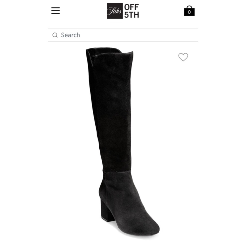 Brand New Cole Haan Denise Suede Boots. 8.5